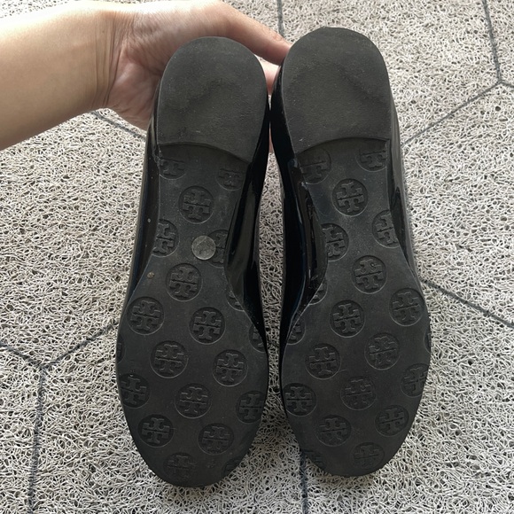 TORY BURCH Reva Patent Leather Ballet Flats, Black - Picture 11 of 11